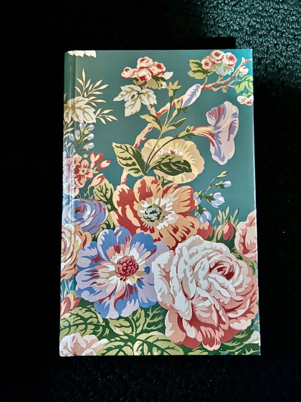 Vintage Diane Von Fustenberg  Floral Hardcover Notebook / Journal